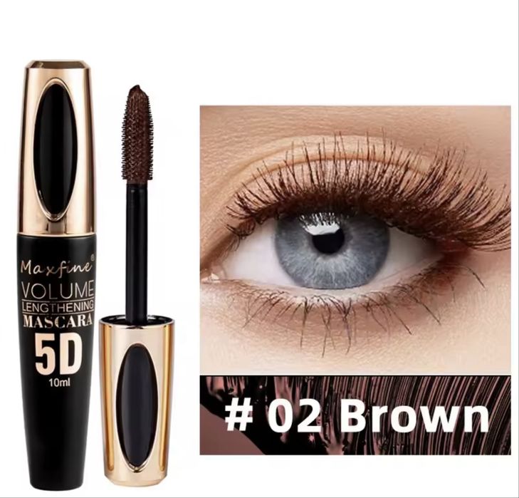 Туш Maxfine 5D Volume Lengthening (Коричневий колір)