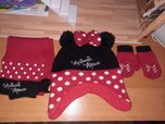 czapka, szalik, rękawiczki Myszka Minnie