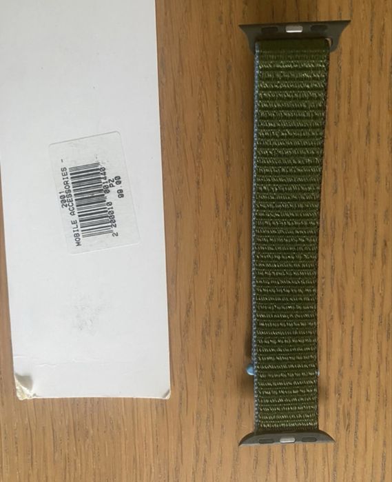 New green apple watch band, 38-40 size