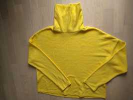 sweter / golf żółty H&M rozmiar S