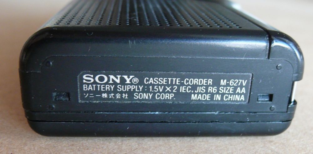 Диктофон Sony Microcassette-corder M-627V. Сони, микрокассетный.