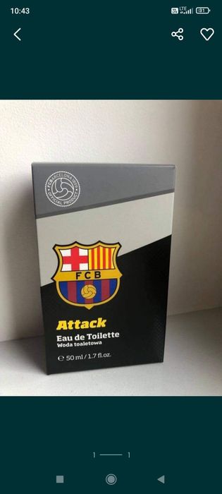 Woda toaletowa Attack 2szt x 50ml