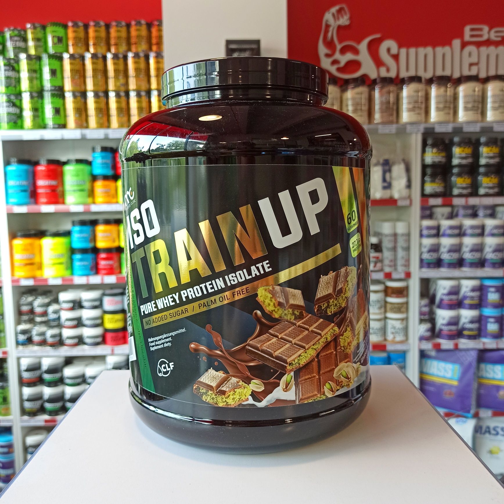 Muscle Clinic ISOtrainup 1800g Izolat Białka WPI - Dubajska Czekolada