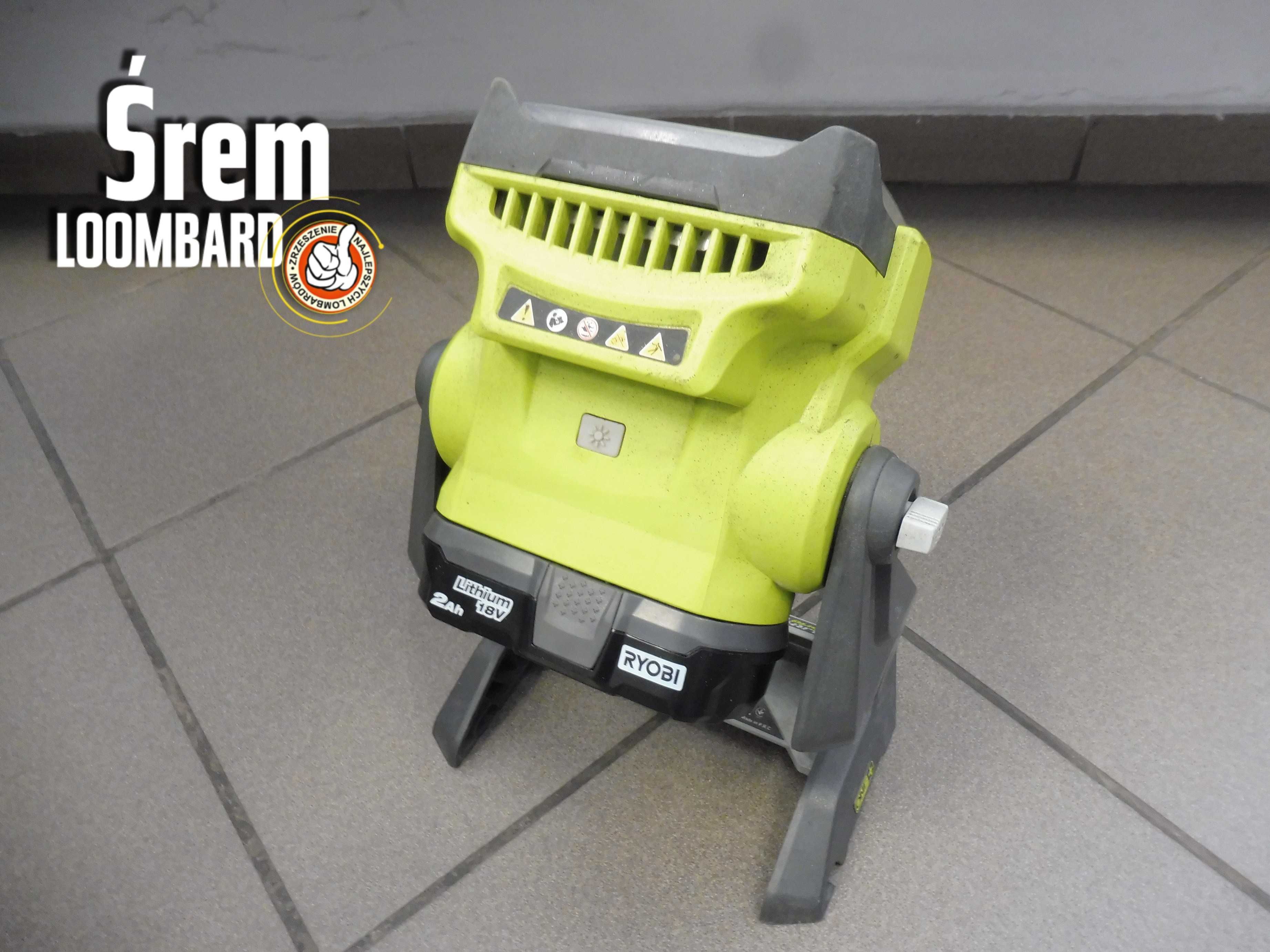 Lampa Ryobi R18ALH-0 + Akumulator 2.0 Ah, Stan db!