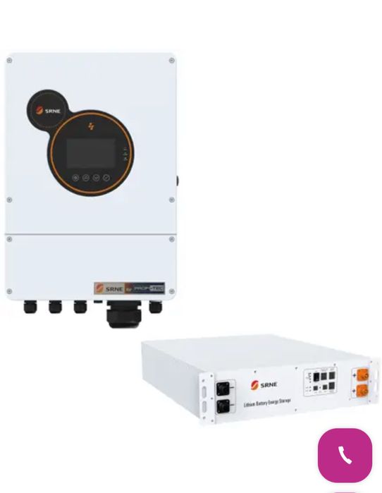 Комплект гибридный инвентор SRNE 5,5кВт + аккамулятор SRNE SR-EOC0