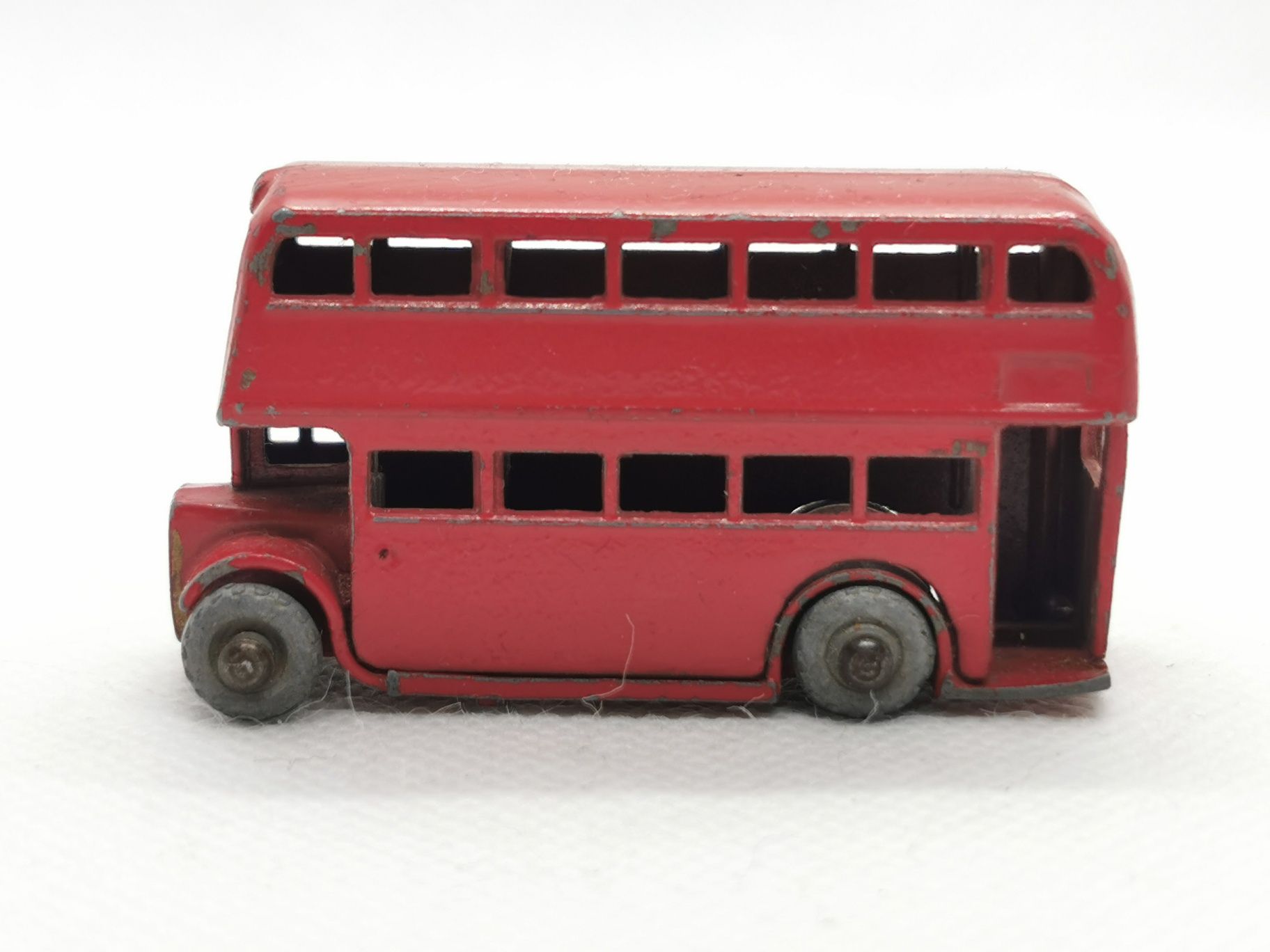 Red London Bus no. 5 Lesney Matchbox MOKO