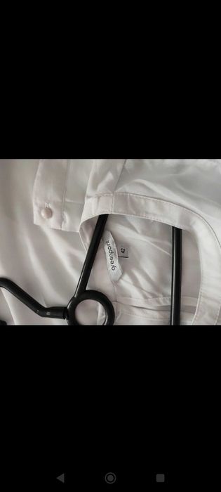 Bluzka biała cienka