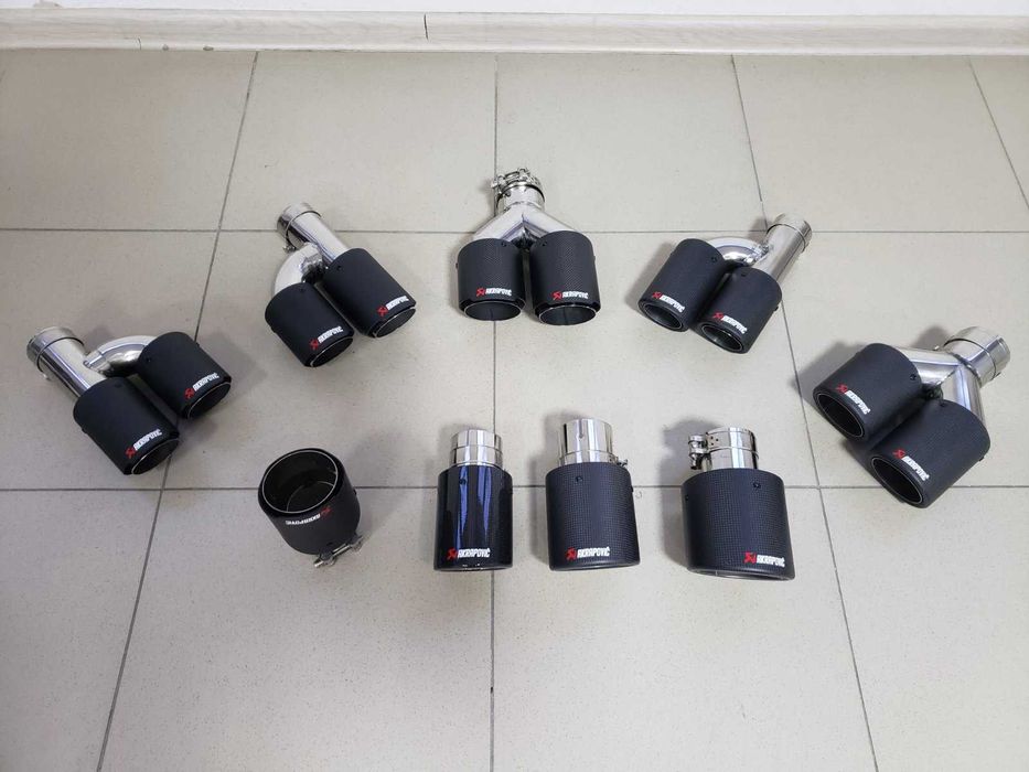 Насадки глушителя akrapovic , насадки на выхлоп акрапович