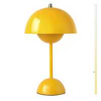 SUCIKORIO Lampa bezprzewodowa dotykowa ładowana żółta miodowa duża