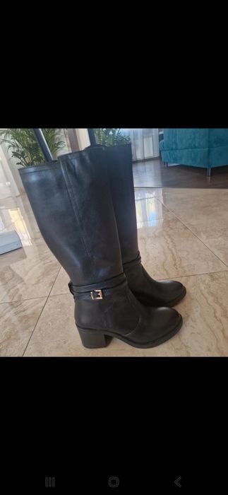 Kozaki skórzane firmy Ochnik