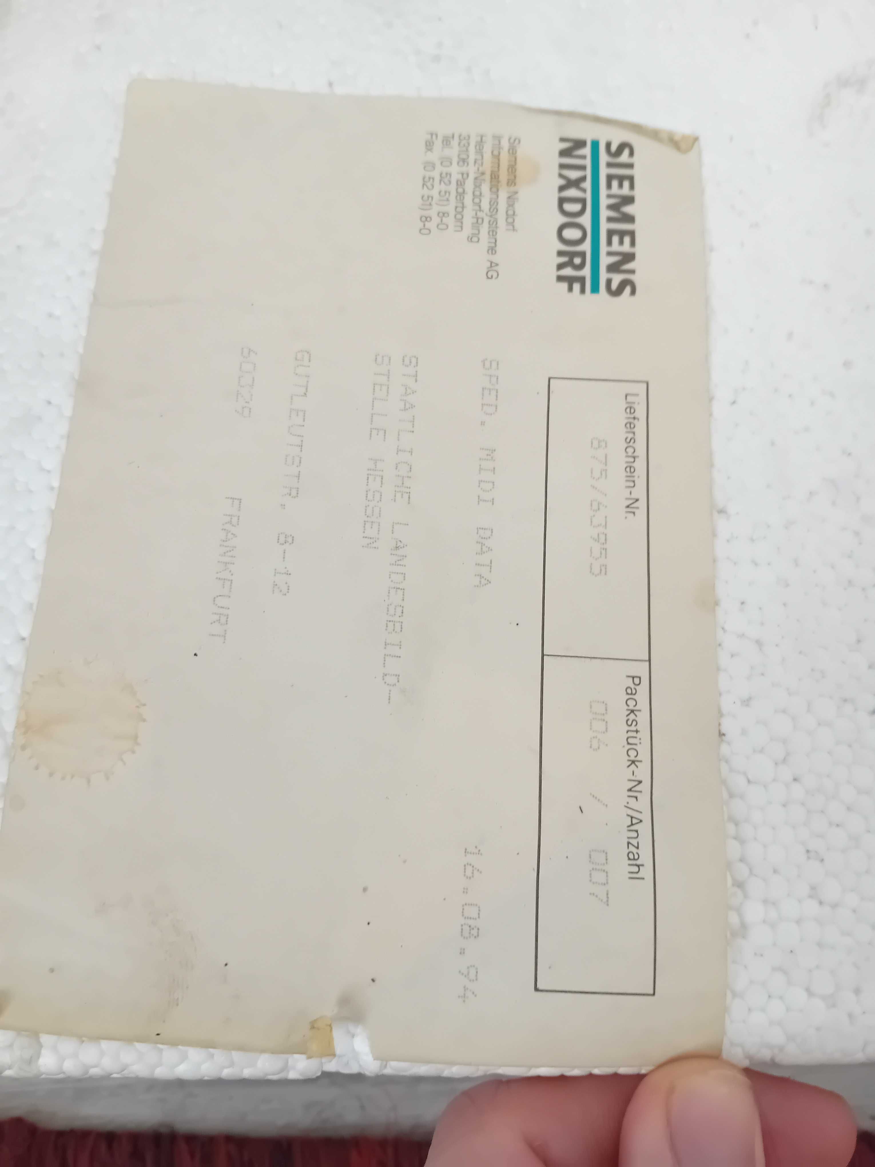 Unikat jedyna stan Nówka klawiatura siemens Nixdorf 94r retro pc