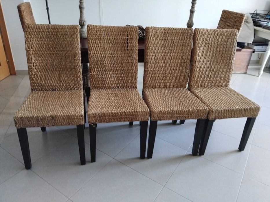 4 Cadeiras casca de banana