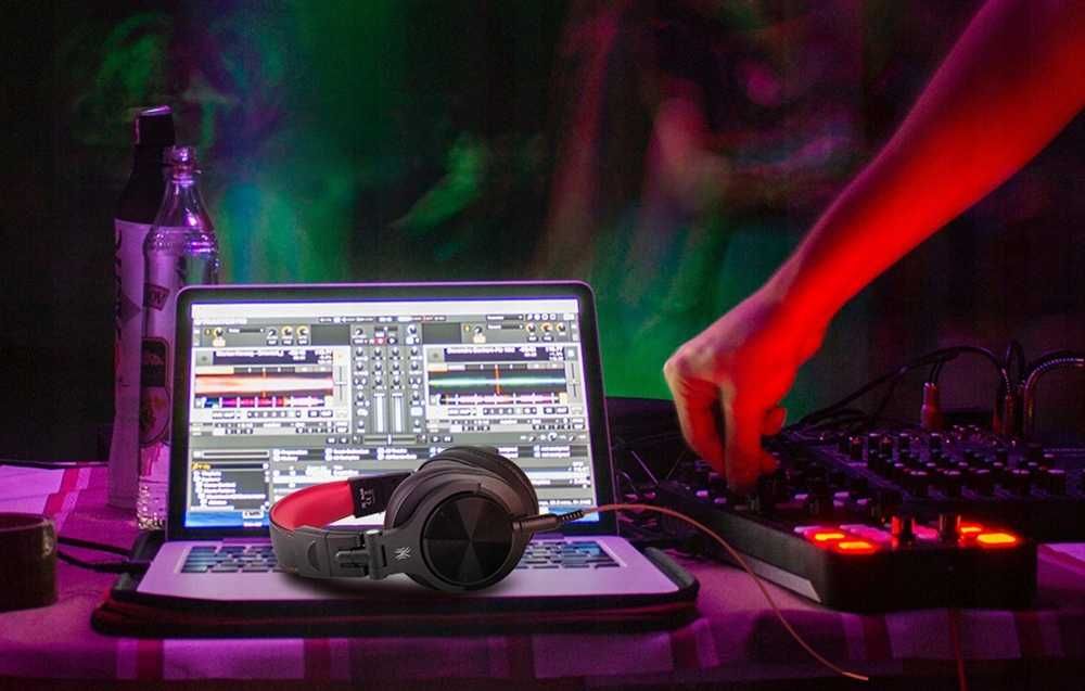 Oneodio Nauszne Słuchawki Przewodowe  A71m Czarne Minijack 3,5mm