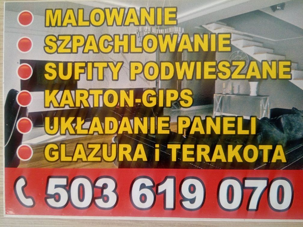 Wykończenia wnętrz,remonty