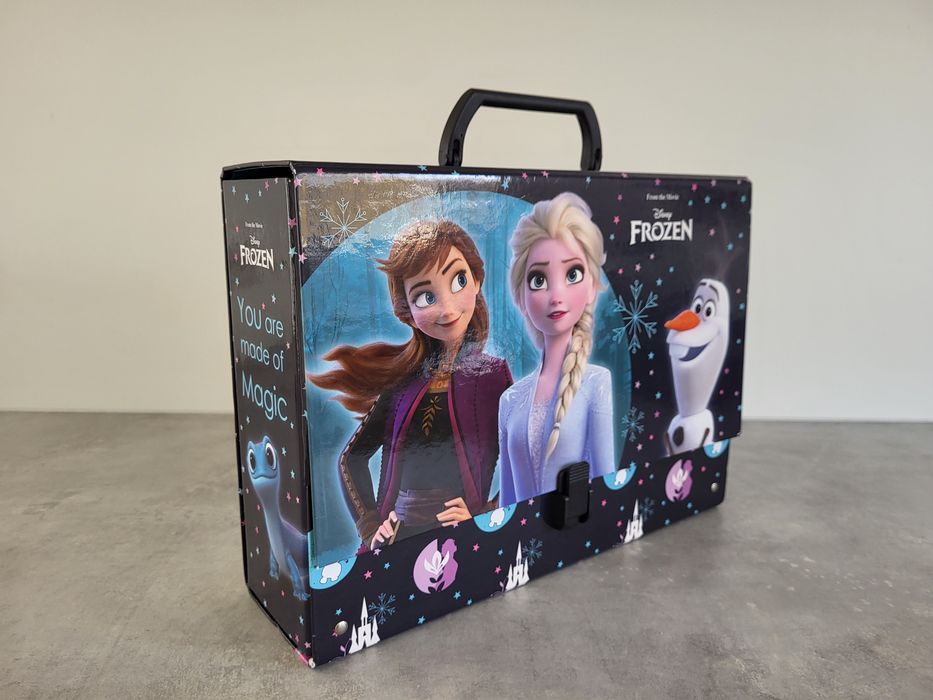 Derform, Teczka plastyczna twarda z rączką Kraina Lodu 31