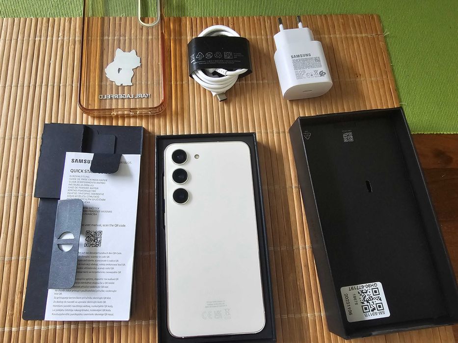 Samsung S23 Biały Cream perfekcyjny stan