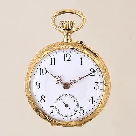 Золотые карманные часы 750 – винтаж