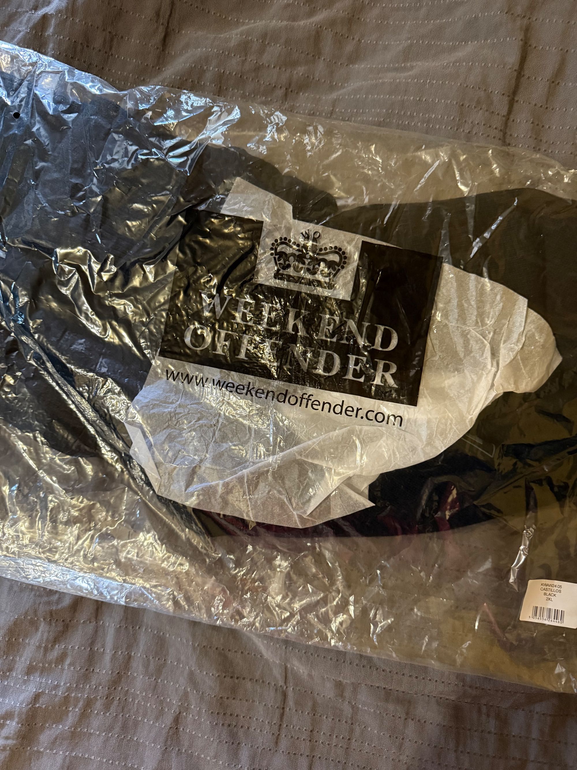 Weekend offender свитер мужской шерстяной чёрный XXL