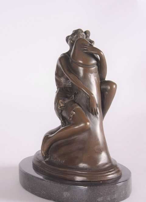 Скульптура Фигурка Эротика Бронза Подпись B.Zach