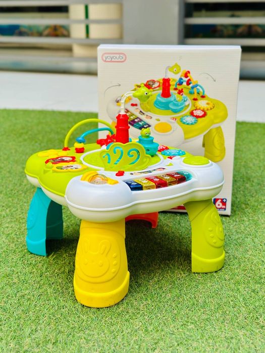 Інтерактивний розвиваючий столик (піаніно, човен, рухомі деталі)