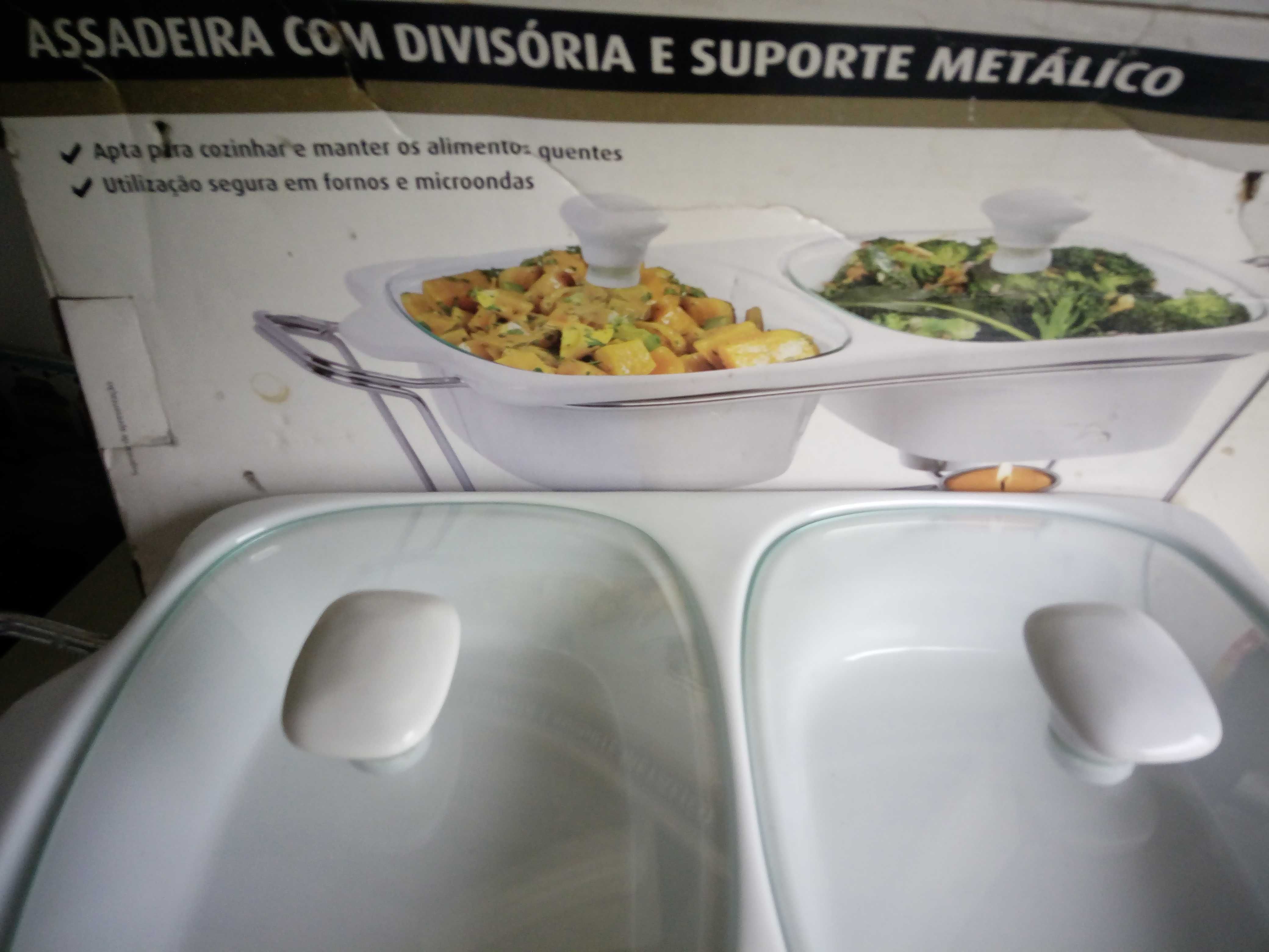 Magnífica Assadeira para Manter alimentos Quentes (NOVA)