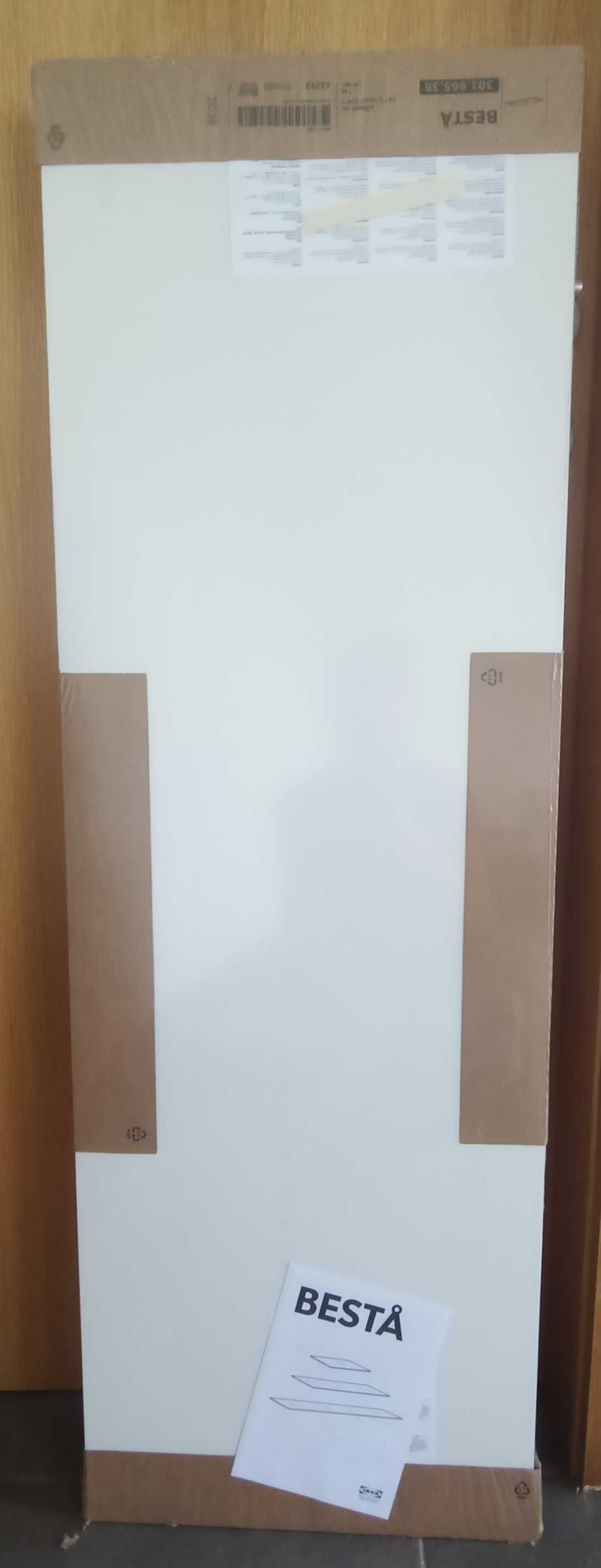 Vidro branco, 120x40 cm NOVO