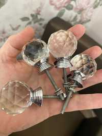 4 sztuki gałki diamentowe kule klamki do szafek szafy