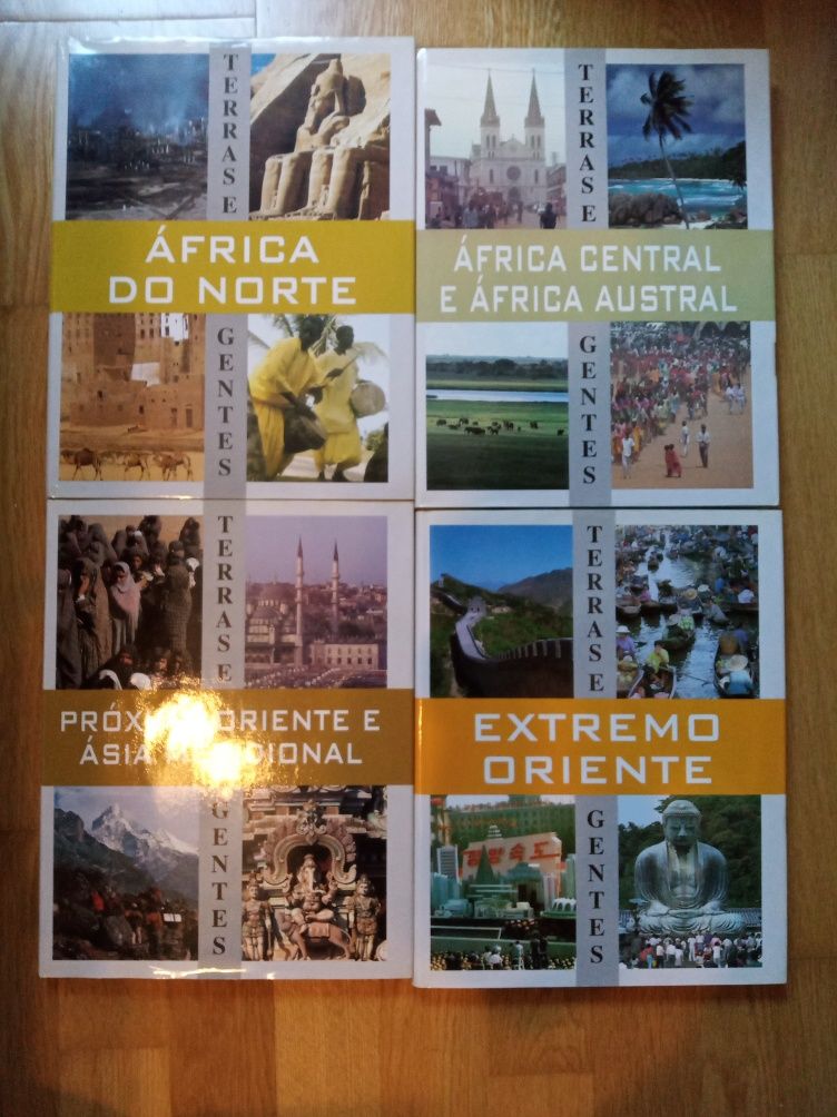 Vende-se 4 livros "Terras e Gentes" da Círculo de Leitores