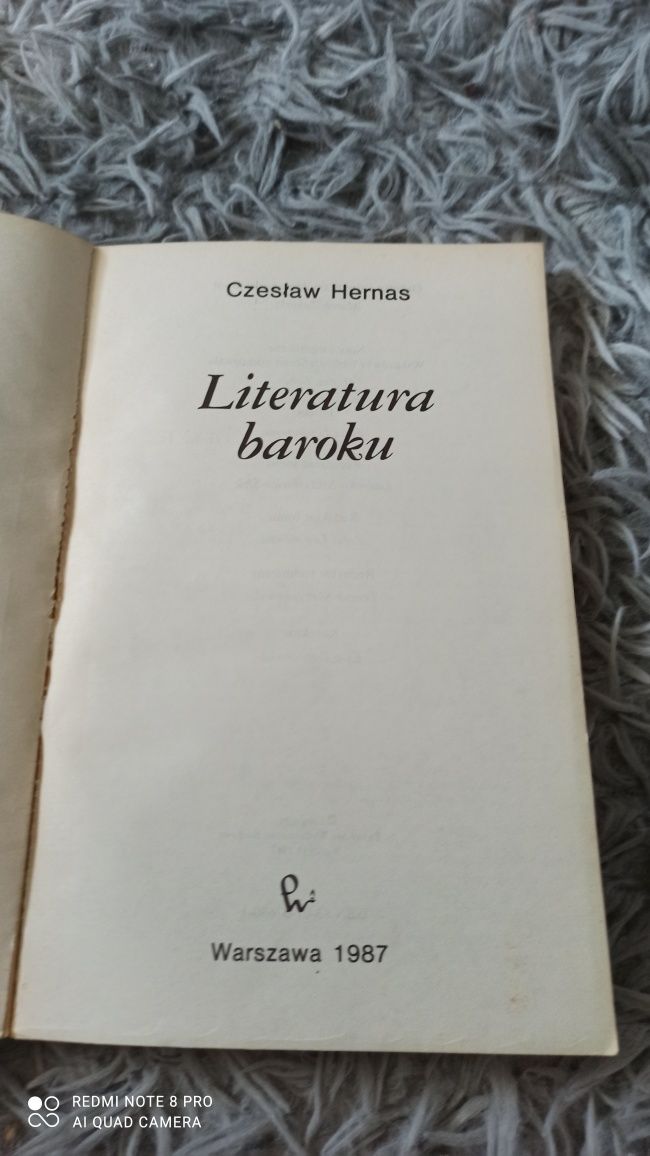 Książka Literatura baroku - Cz. Hernas