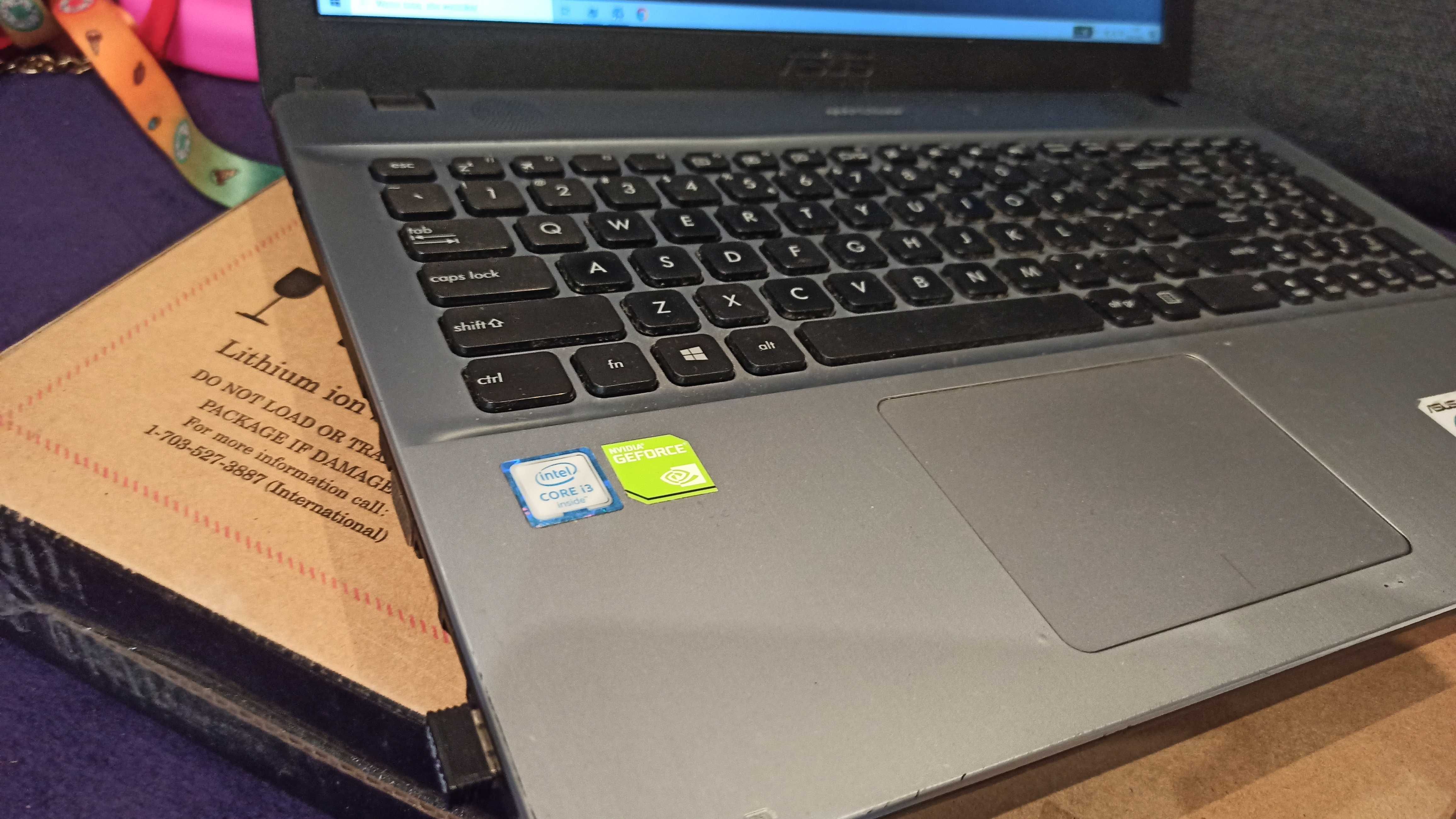 Asus laptop i3 dysk SSD GeForce 12gb ram