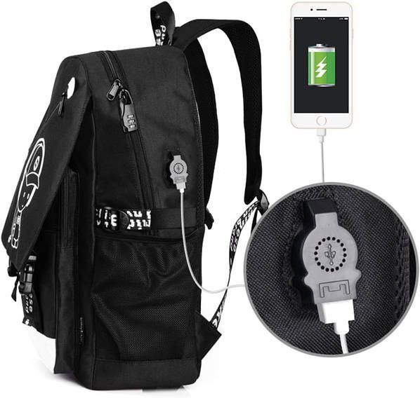 Рюкзак music з usb світиться в темряві r