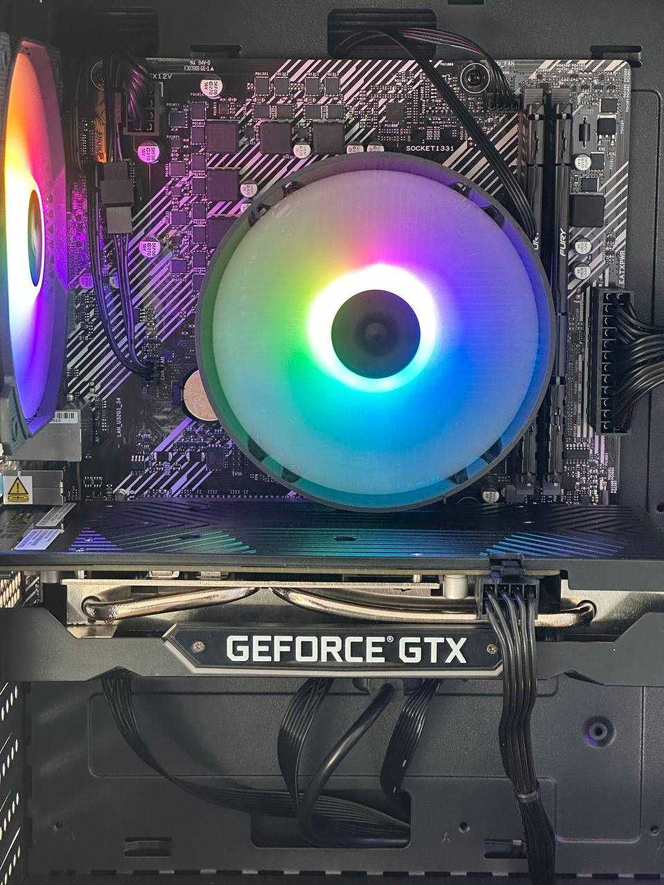 Ігровий комп'ютер /ryzen 5 5500/b450/m2 512gb/16 gb ram/1660 super 6gb