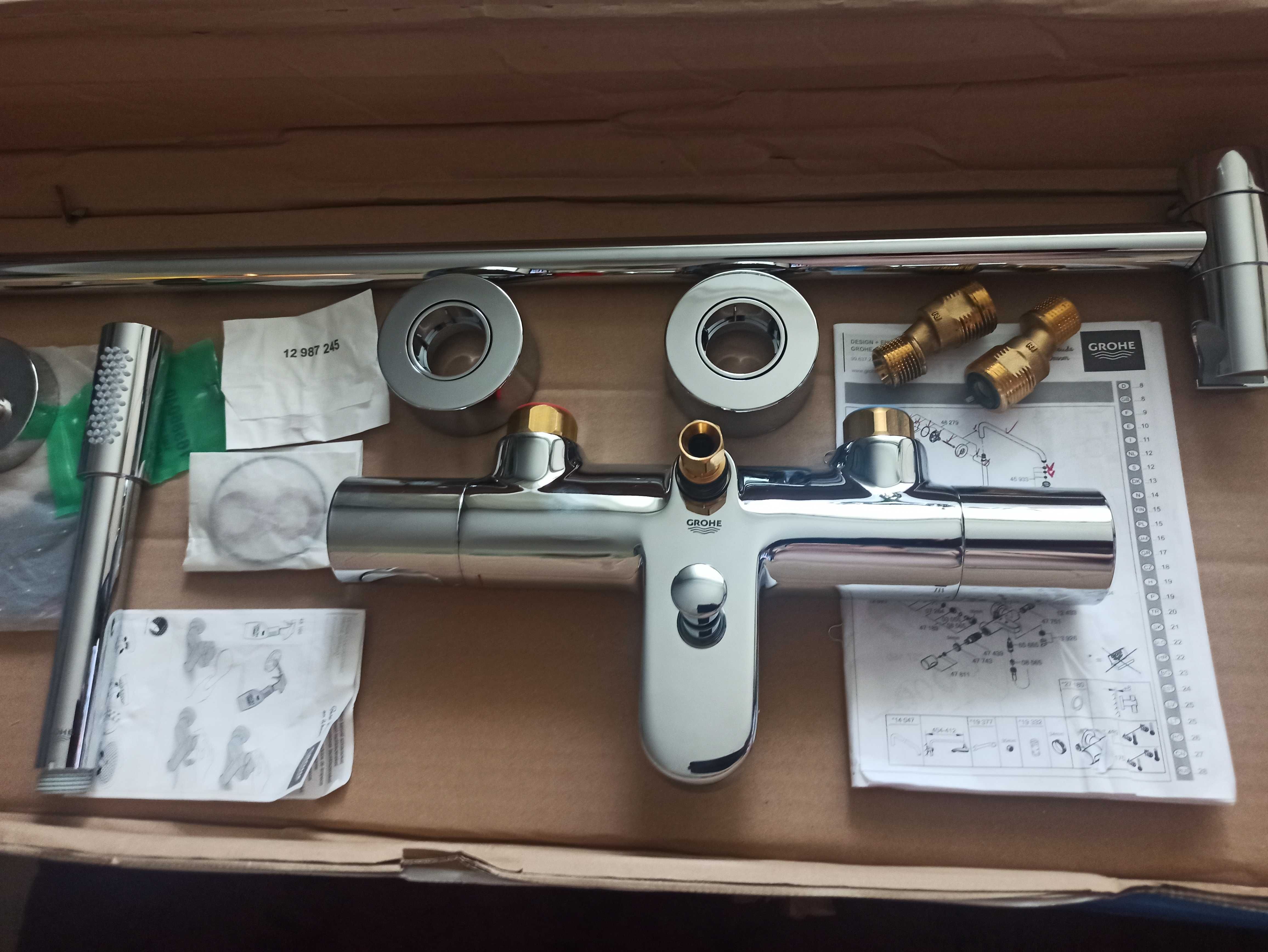 Grohe Rainshower System 210 Komplet Wannowo-Prysznicowy z Termostatem