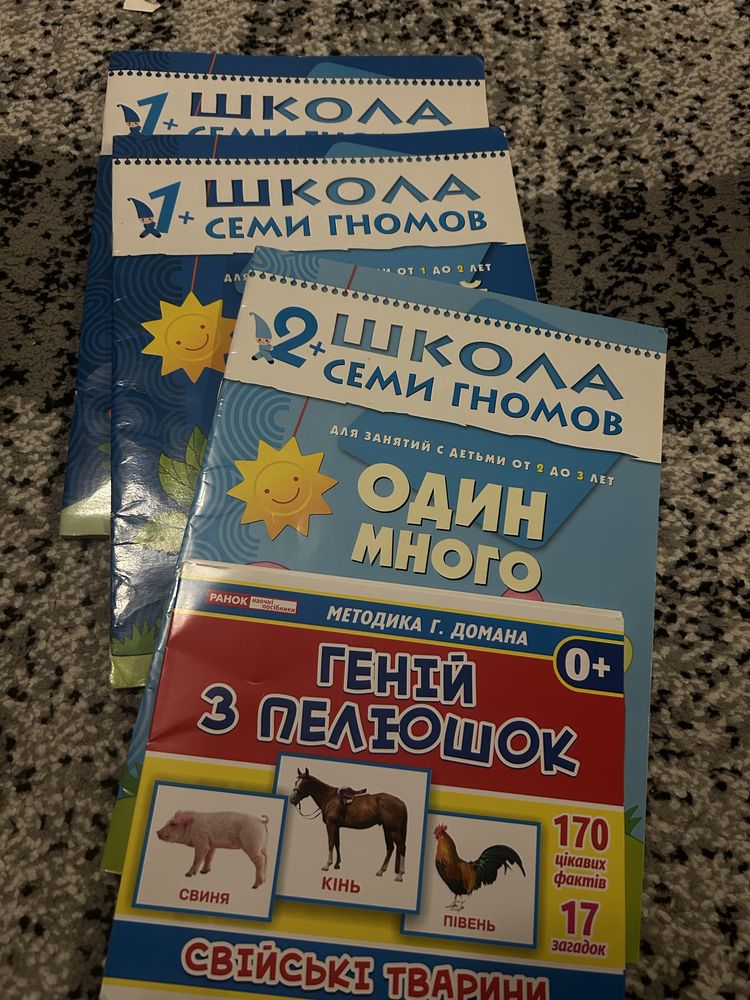 Набор развивающих книг для малышей. 20 шт+6 пособий+буквы на магнитах