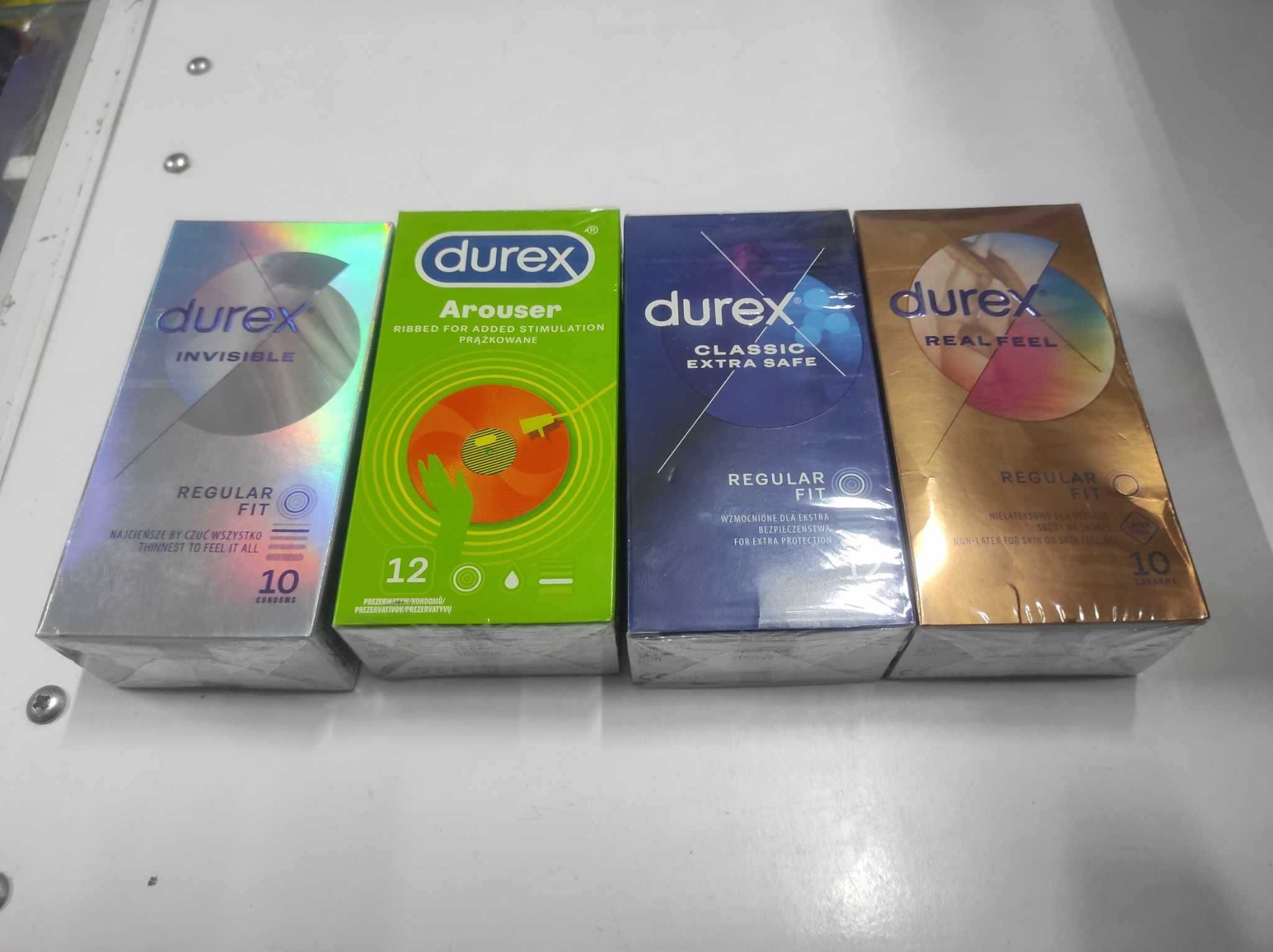 DUREX zielone i niebieskie