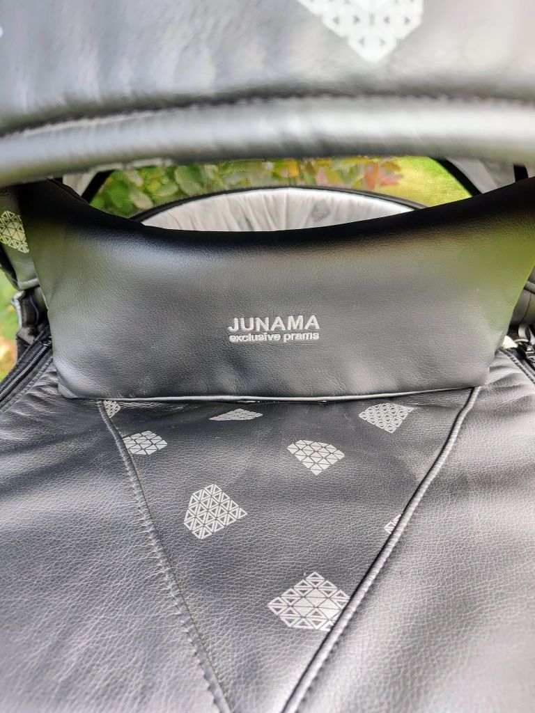 Wózek 2w1 junama diamond glow + adaptery