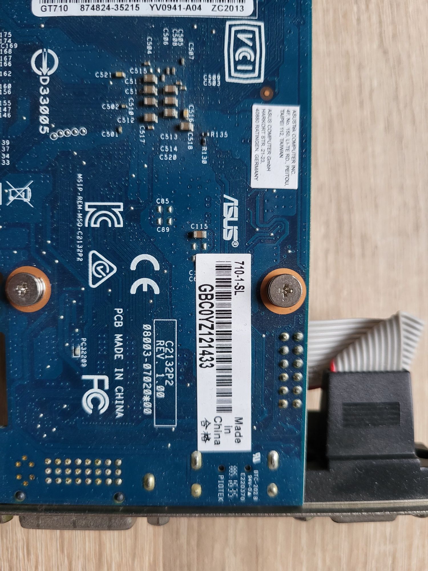 Karta graficzna ASUS GeForce GT 710 1GB