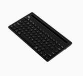 Teclado sem fio BT com teclas redondas. Suporte para 3 dispositivos