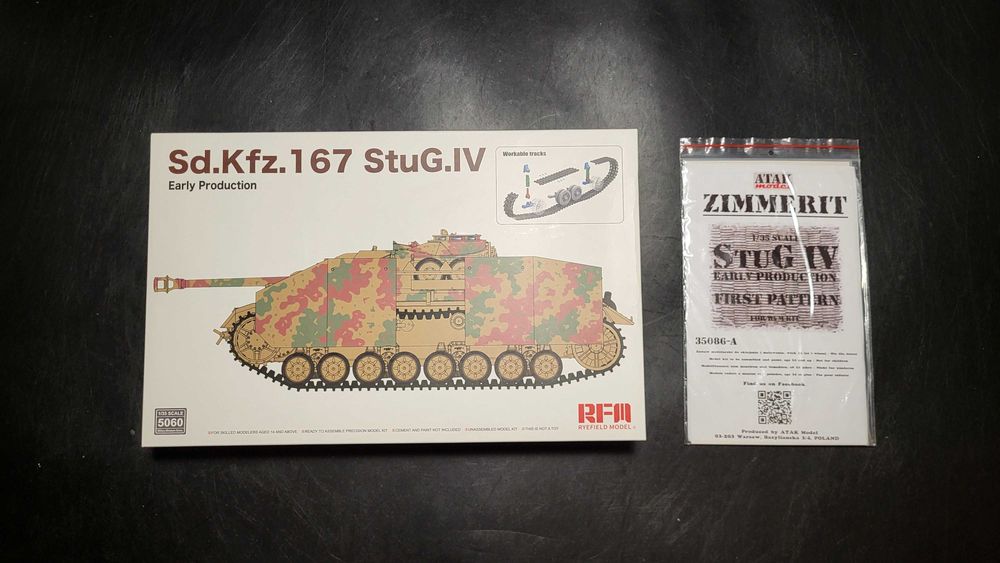 Model RFM Sd.kfz. 167 Stug.IV RM-5060 skala 1:35 + zimmerit