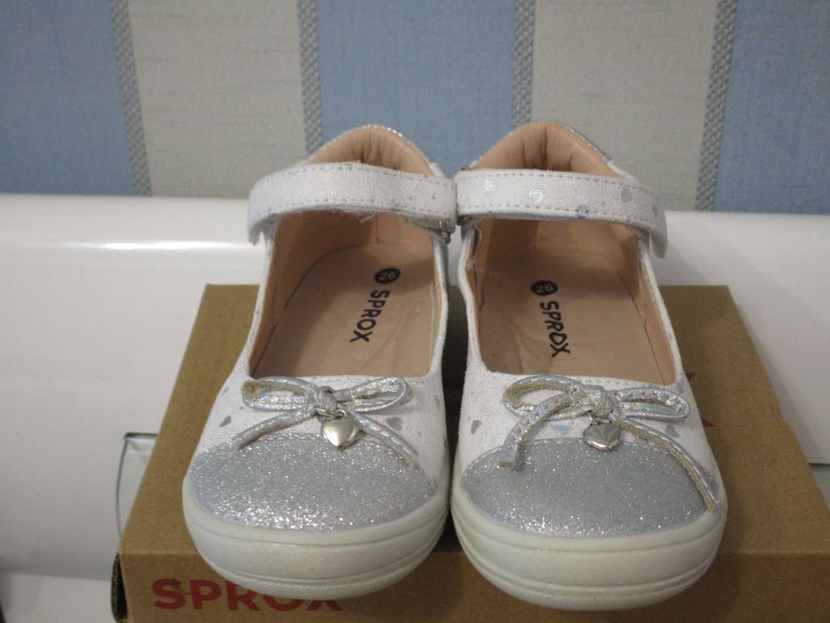 Туфельки белые Sprox, размер 26