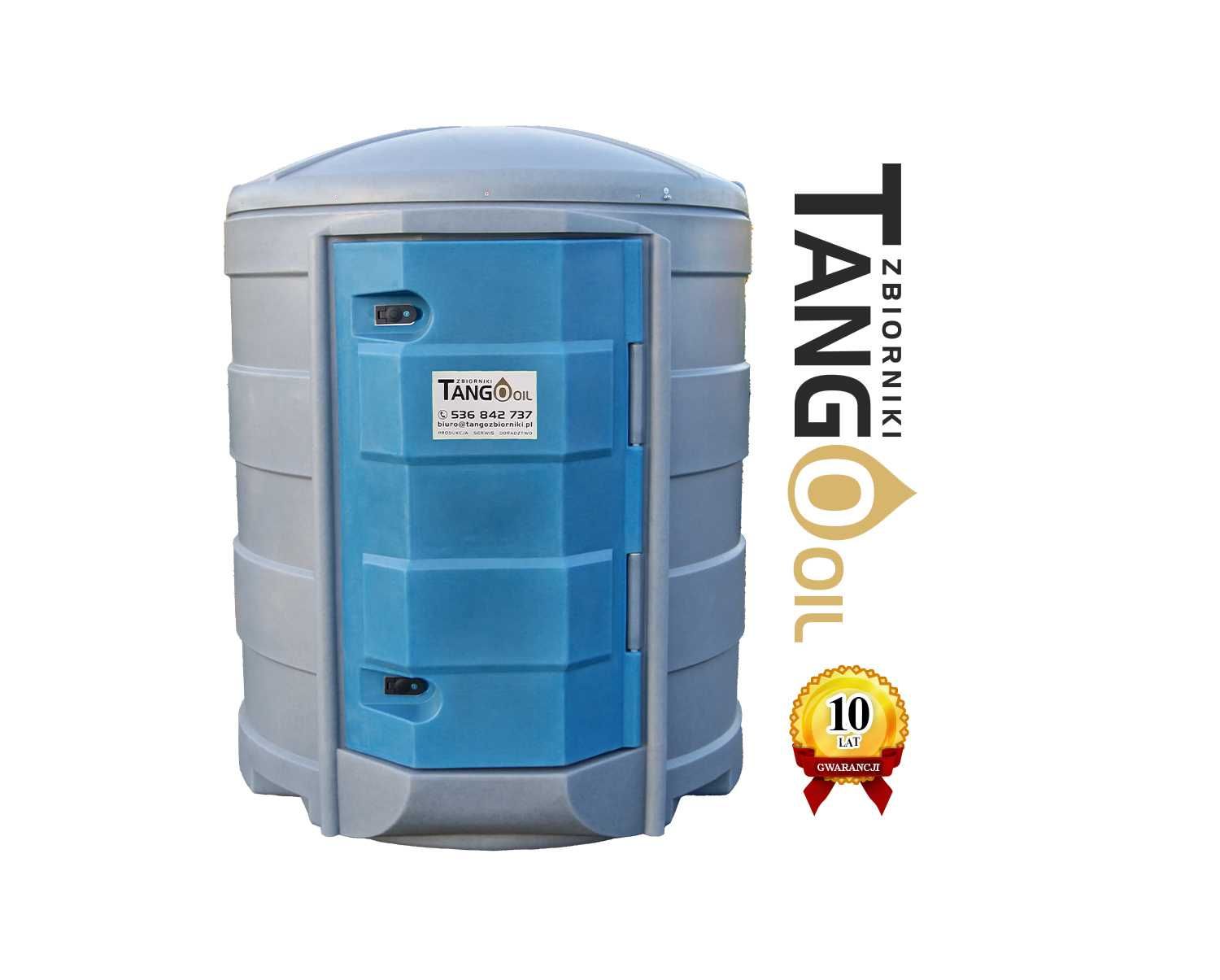 Zbiornik 2500l dwupłaszczowy na paliwo na olej napędowy TANGO-OIL