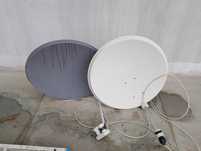Antena satelitarna z mocowaniem i konwerterem