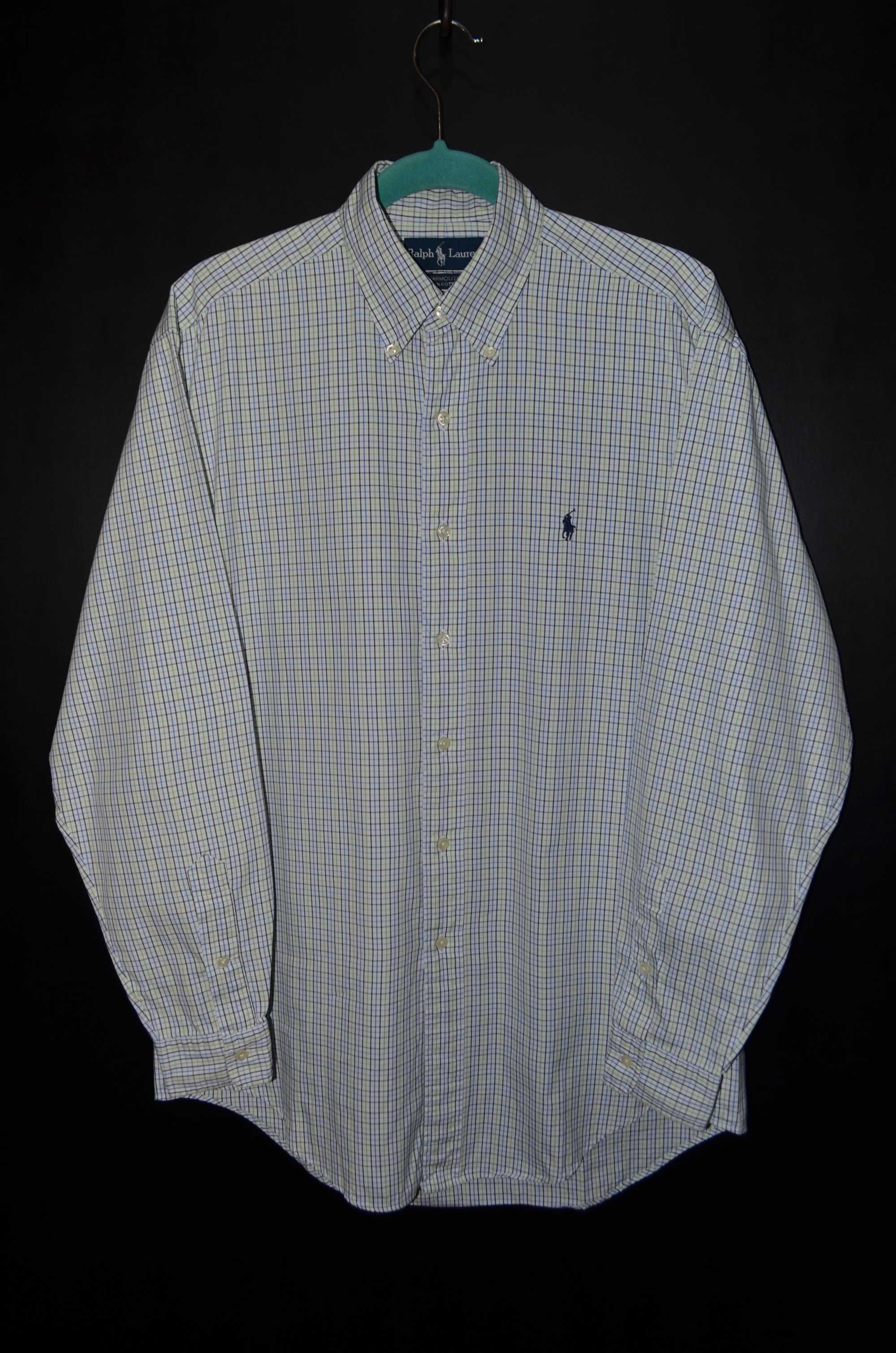 Рубашка RALPH LAUREN Men Button Down Oxford  Size 15.5 Vintage Сорочка