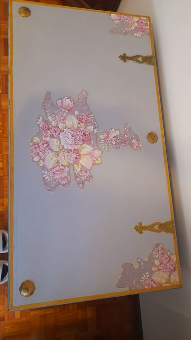 Baú antigo restaurado