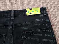 Off-White x Alexander Wang джинсыи з принтом W30 L30