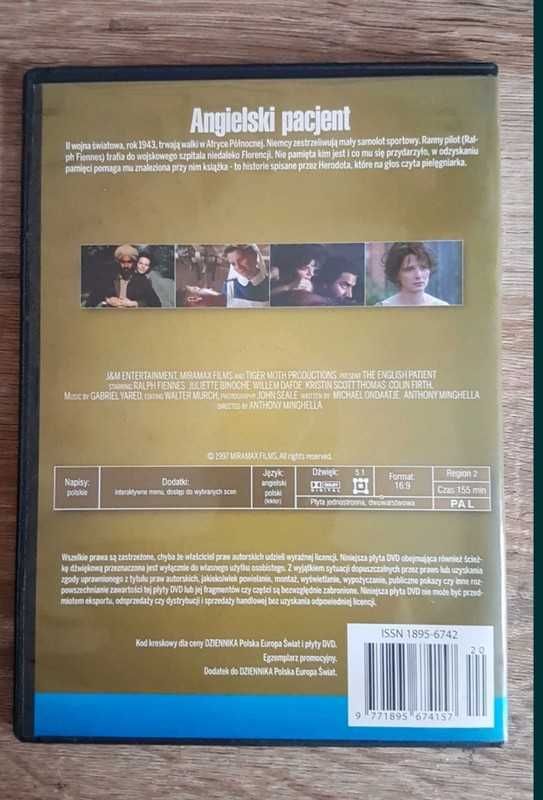 Angielski pacjent - film DVD - Anthony Minghella