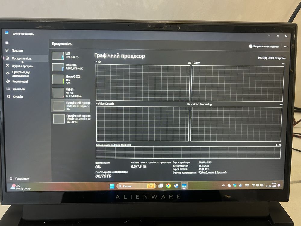 Ноутбук Alienware m15.