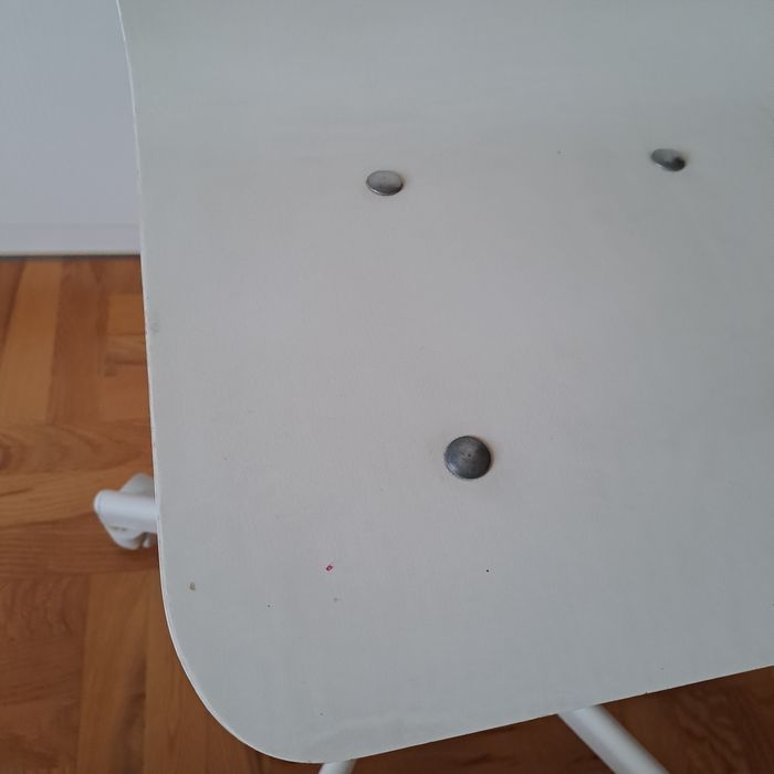 Krzesło do biurka dziecięce białe Ikea