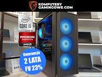 Nowy Komputer Gamingowy Kraków i5-14400f 32GB 1000SSD RX 6600 Win11