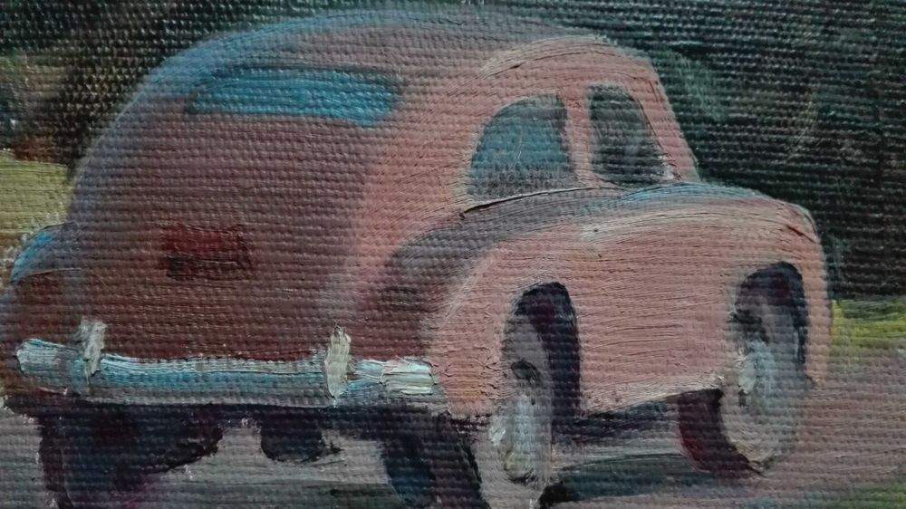 Вид на Говерлу К. Трохименко (1885-1979рр)  холст масло 49см х 34,5см